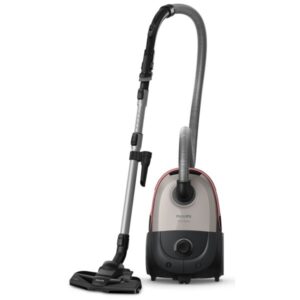 Aspirator cu sac Philips seria 5000 XD5122/10, 900W, Filtru HEPA, 77 db, cap de aspirare TriActive, cap nou de aspirare pentru tapiterie, accesoriu spatii inguste, perie...