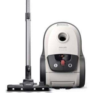 Aspirator cu sac Philips seria 8000 XD8142/12, 900W, Filtru HEPA, 76 db, cap de aspirare TriActive LED, cap nou de aspirare pentru tapiterie, accesoriu spatii inguste, perie...