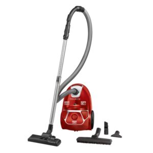 Aspirator cu sac Rowenta Compact Power parquet RO3953EA, 900W, Tub telescopic din metal, Sac Hygiene+, Rosu
