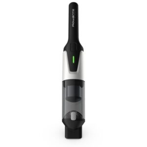 Aspirator de mana Rowenta X-touch AC9736WO, autonomie 10 min, 2 accesorii, recipient 200ml, gri&alb