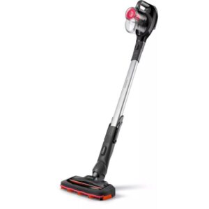 Aspirator fara fir, Philips, 18 V, Capacitate rezervor 0.4l, Negru/Rosu
