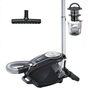 Aspirator fara sac Bosch BGS7MS64, container 3l, 800 W, Filtru igienic HEPA, Sistem SelfClean (pentru autocuratare), Smart Sensor Control, Negru