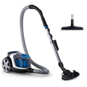 Aspirator fara sac, Philips, 750 W, Recipient pentru praf 1,5 L, Albastru