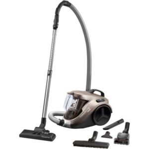 Aspirator fara sac Rowenta Compact Power Cyclonic Animal Care RO3786EA, 750W, recipient praf 1.5l, motor EffiTech, filtru de inalta eficienta, sistem CleanExpress, raza de...