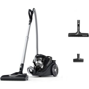 Aspirator fara sac Rowenta Silence Force Cyclonic Effitech® RO7935EA, 500 W, recipient pentru praf 2.5 L, 3 niveluri de filtrare, negru