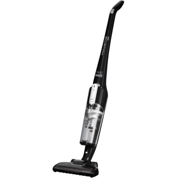 Aspirator vertical fara fir Rowenta RH6545WH AFE Light, 30W, 14.4V, autonomie 30 min, led incorporat, negru
