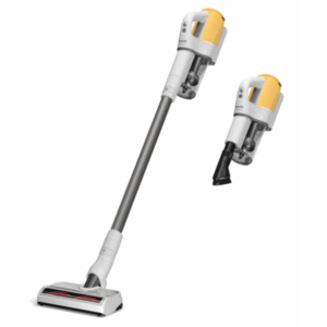 Aspirator vertical Miele Duoflex HX1 12377810, 2 in 1, 210 W, 0,3 l, autonomie 55 min, filtru Hygiene, tehnologie Vortex, galben