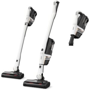 Aspirator vertical Miele Triflex HX2, 3 in 1, 25,2 V, 272 W, 0,5 l, autonomie 60 min, filtru HEPA, perie electrica, Alb
