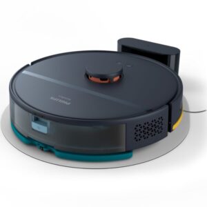 Robot de aspirare Philips Seria 2000 XU2000/10, 2700 Pa, aspirator si mop, Wi-Fi, Navigare radar LDS, Filtru EPA11 lavabil, scanare la 360 de grade, autonomie pana la 130 min, 5...